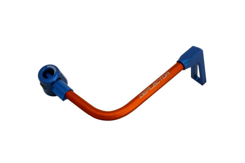 Lever guard ACCOSSATO DE001 with orange hose and joint right, aluminium