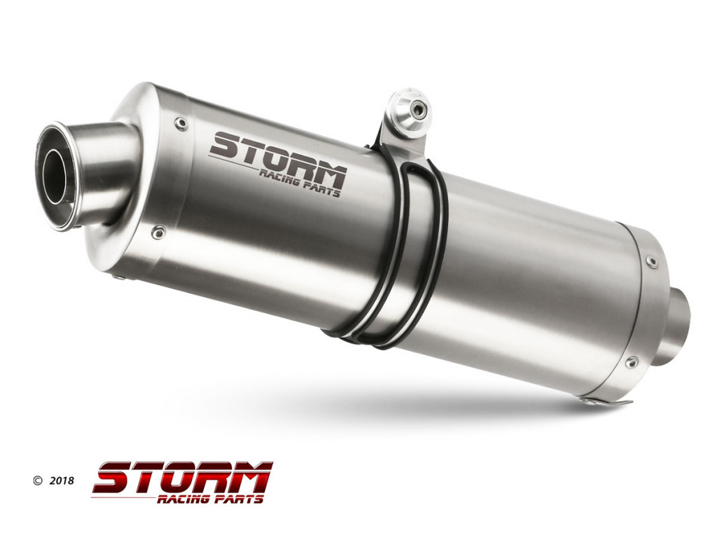 Silencer STORM OVAL H.084.LX1 Inox