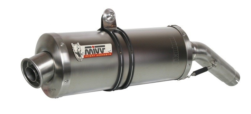 Cijeli ispušni sustav 2x1 MIVV OVAL Y.018.LX1 Stainless Steel SMALL for YAMAHA XP 500 T-MAX 2001-2007