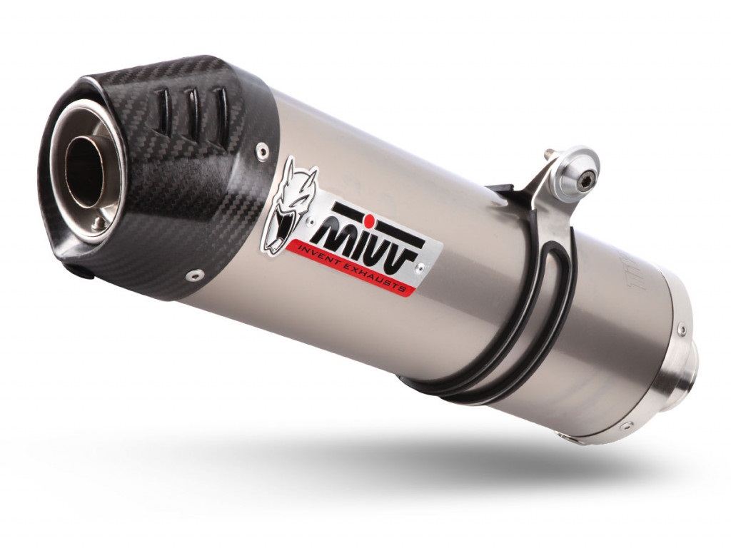 Silencer MIVV OVAL H.013.L4C Titanium / Carbon Cap