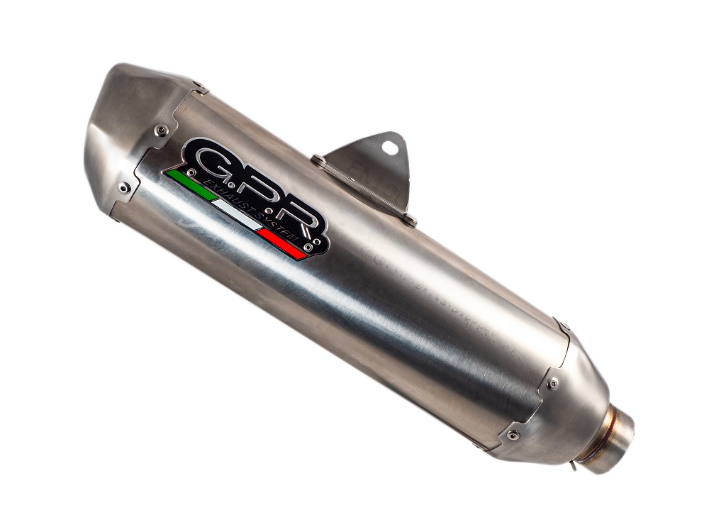 Slip-on exhaust GPR PENTAROAD BM.108.5.CAT.PE.IO Brushed Stainless steel including removable db killer, link pipe and catalyst