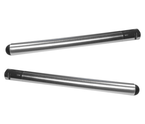 Clip-ons ACCOSSATO TB002 aluminium, 250mm with caps, Silver