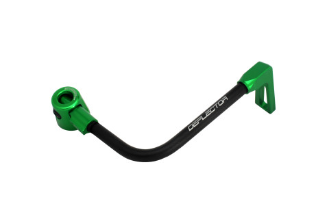 Lever guard ACCOSSATO DE001 with black hose and joint right, aluminium