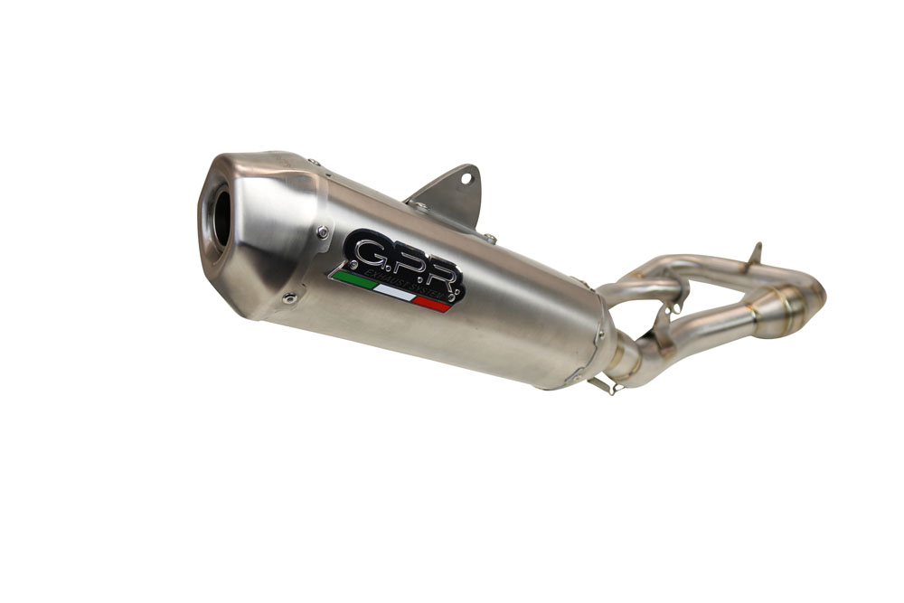 Cijeli ispušni sustav GPR PENTACROSS PNT.EN.29.TO Brushed Titanium including removable db killer/spark arrestor