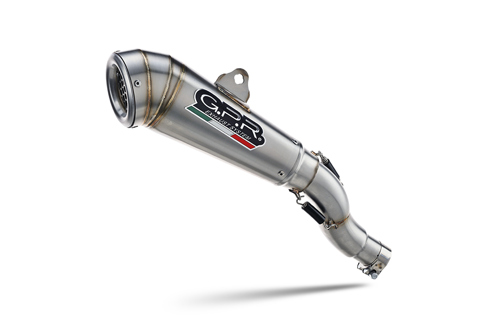 Slip-on exhaust GPR POWERCONE EVO E5.K.173.1.PCEV Brushed Stainless steel
