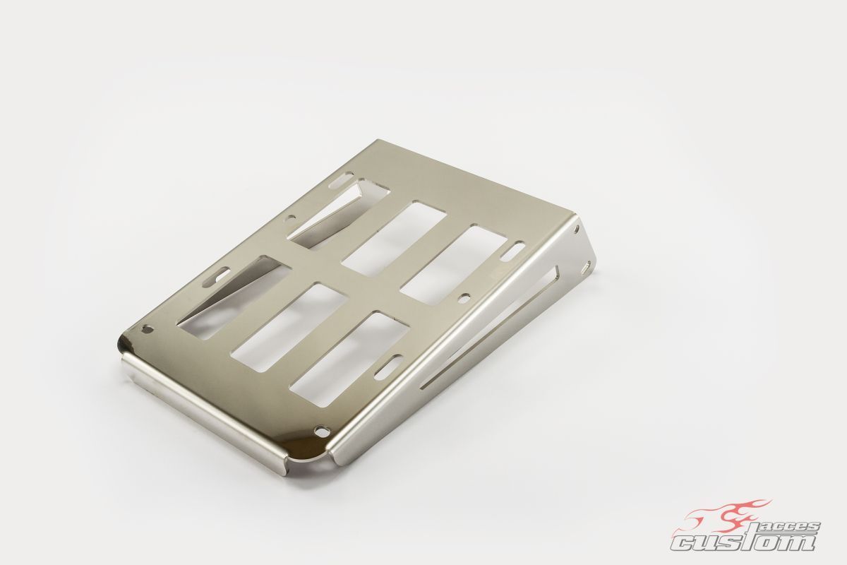 Rack CUSTOMACCES NON DETACHABLE PP0001J stainless steel for sissybar