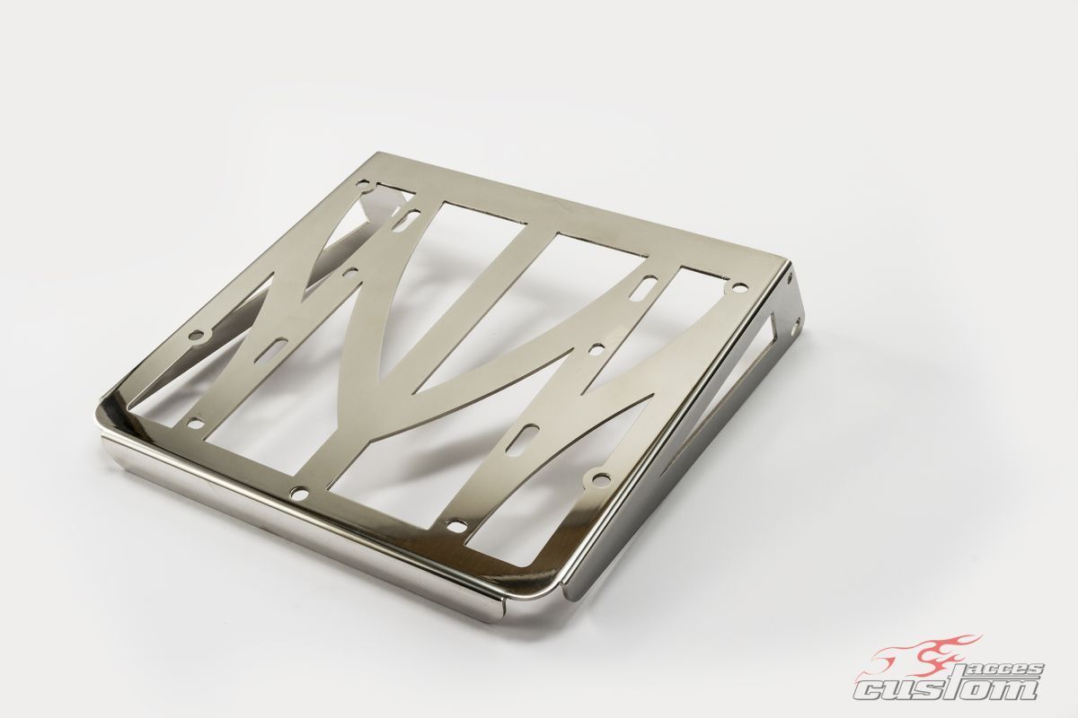 Rack CUSTOMACCES DETACHABLE PP0002J stainless steel for sissybar