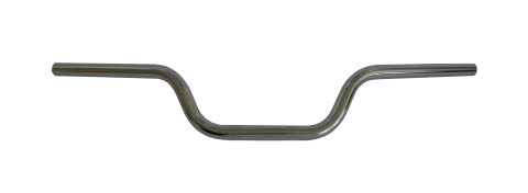 Handlebar ACCOSSATO HB159 Chromed Steel Made With Constant Diameter - 22 mm Crni