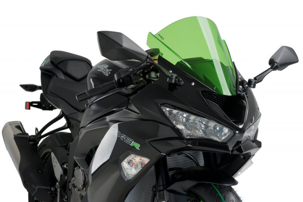 Windscreen PUIG RACING 3177V green