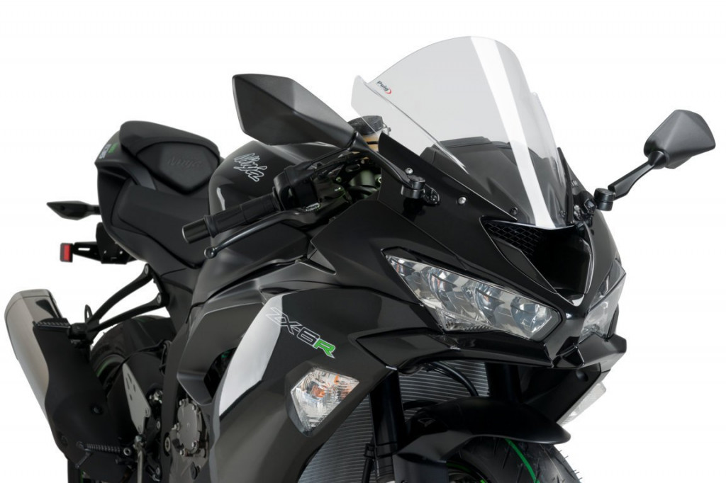 Windscreen PUIG RACING 3177W transparent