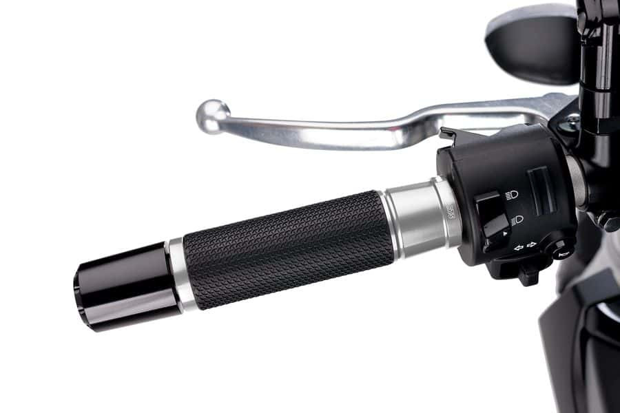 Gripi PUIG ASCENT 3553P silver 123mm