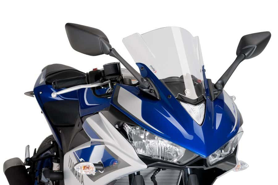 Windscreen PUIG RACING 7649W transparent
