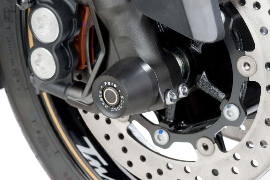 Axle sliders PUIG 8672N Crni color caps included
