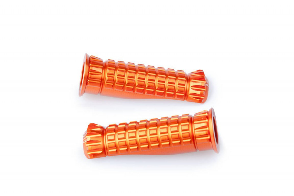 Footpegs without adapters PUIG R-FIGHTER 9192T orange