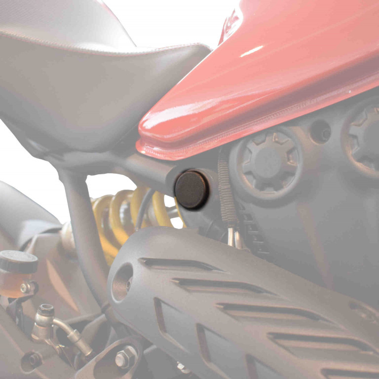 Chassis cap covers PUIG 9633N Crni