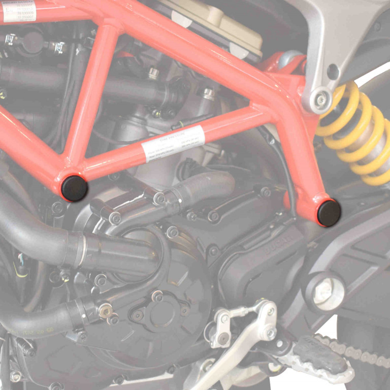 Chassis cap covers PUIG 9634N Crni