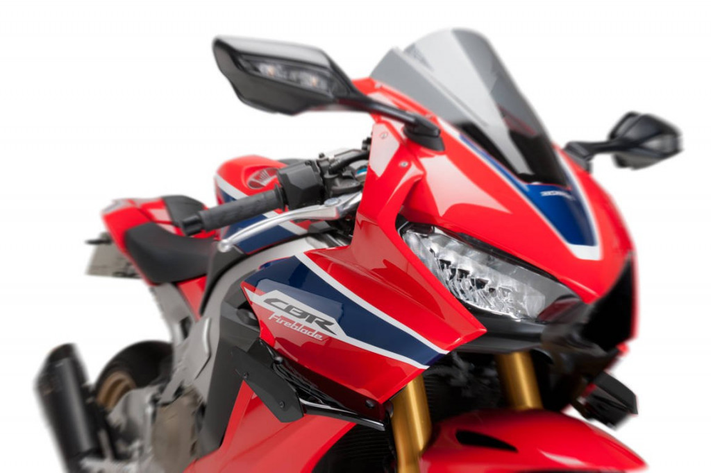 Side spoilers PUIG DOWNFORCE 9729N Crni for HONDA CBR 1000 RR Fireblade 2017-2019