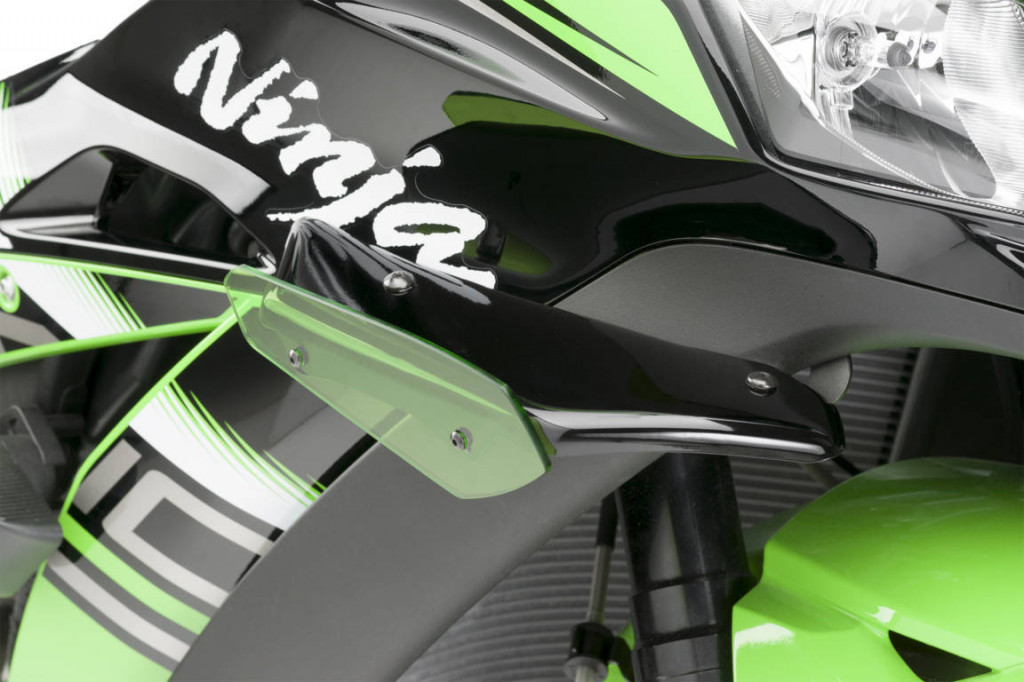 Side spoilers PUIG DOWNFORCE 9882V green