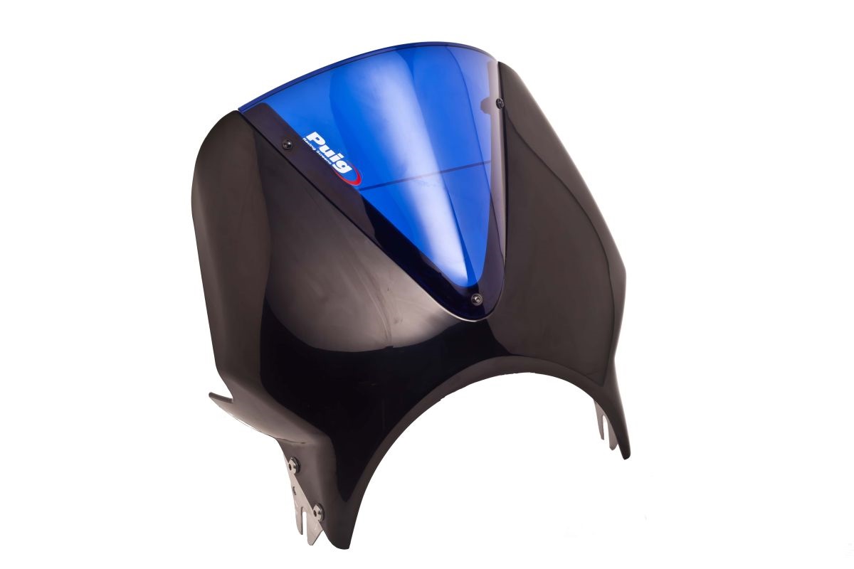 Windshield PUIG VISION 005NA black/blue