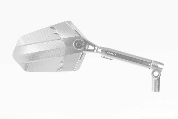 Uzvratni retrovizor PUIG Xplorer 010DN anodized aluminium / black right (including adapter)