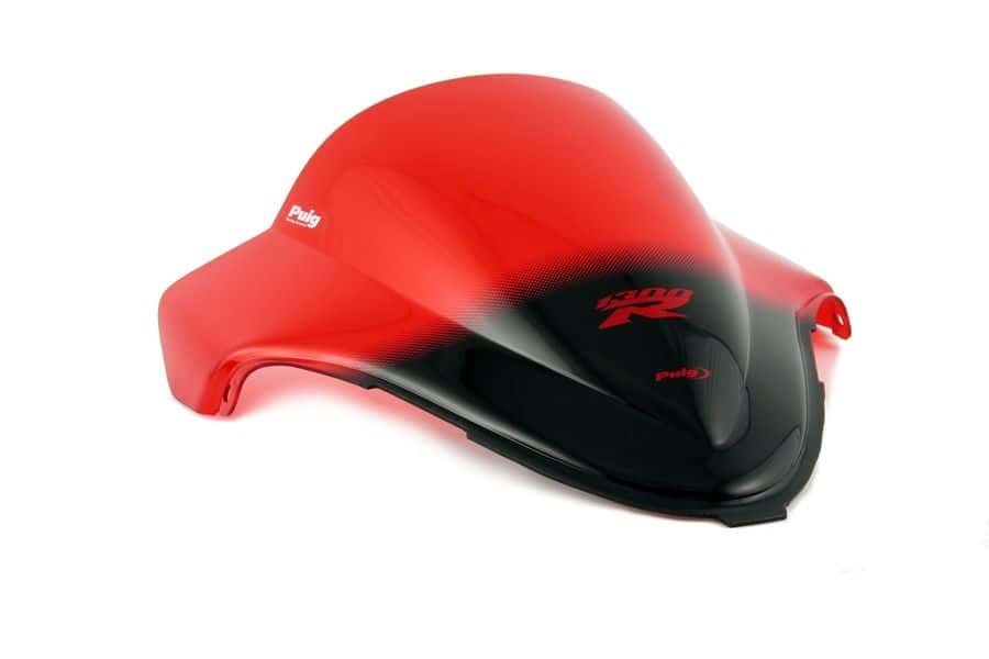 Windscreen PUIG RACING 0953R crven