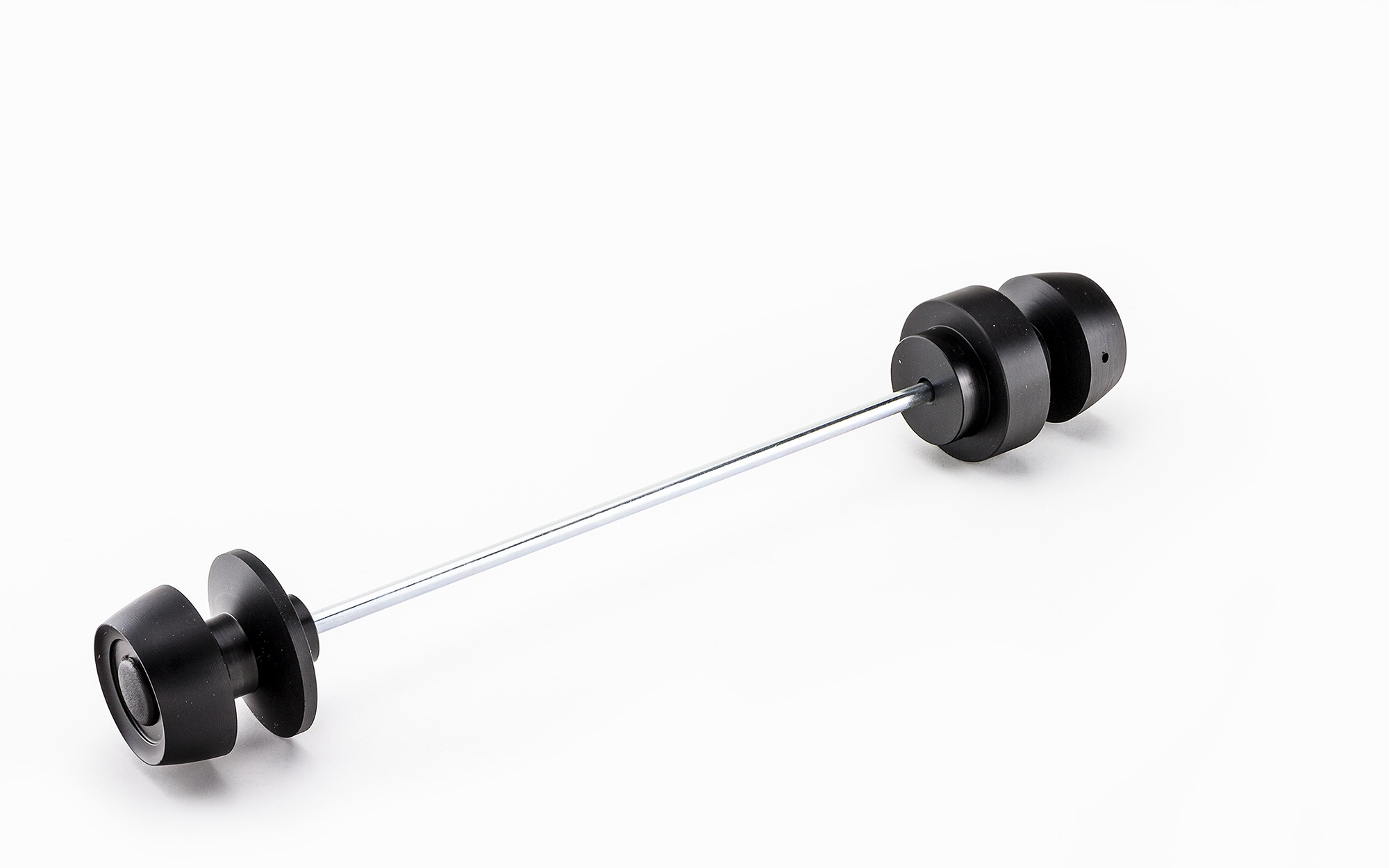 Axle sliders PUIG PHB19 20059N Crni without color caps, rear