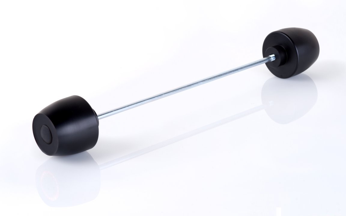 Axle sliders PUIG PHB19 20158N Crni without color caps, rear