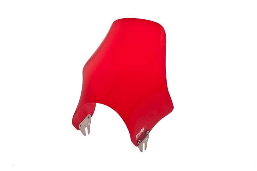 Windshield PUIG NAKED 2133R crven