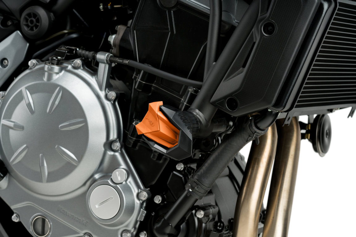 Spare rubber end protector PUIG R19 3148T orange