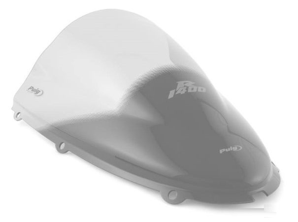 Windscreen PUIG RACING 4057R crven