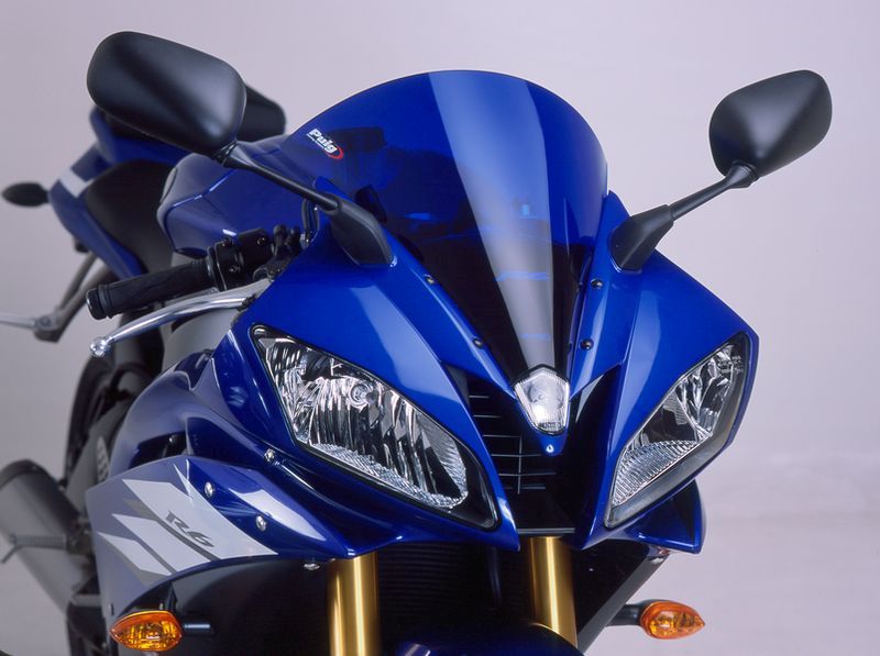 Windscreen PUIG STANDARD 4058A plavi for YAMAHA YZF-R6 2006-2007