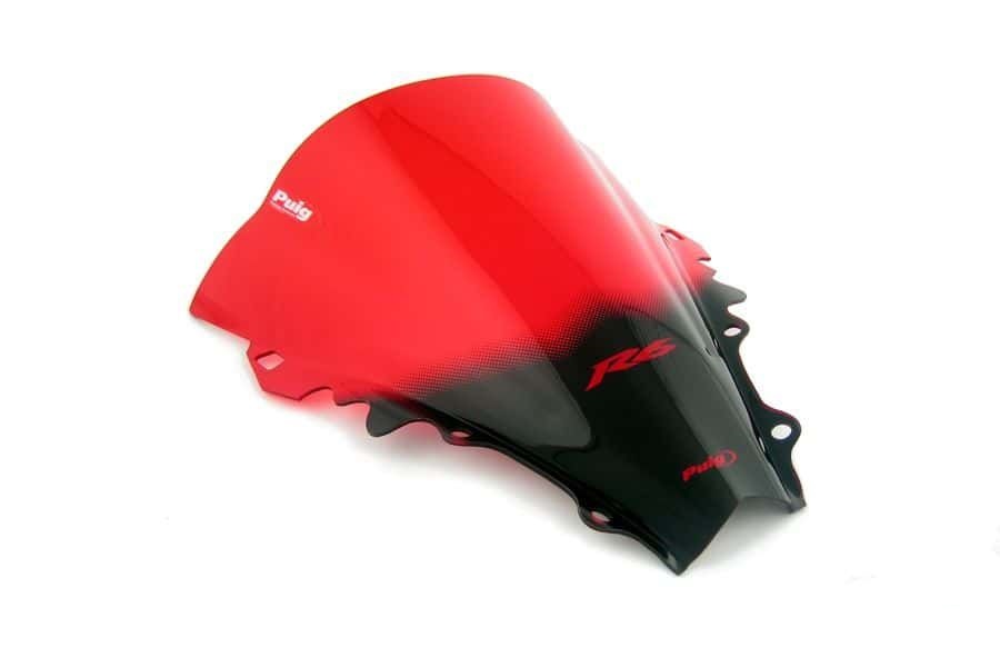 Windscreen PUIG RACING 4059R crven