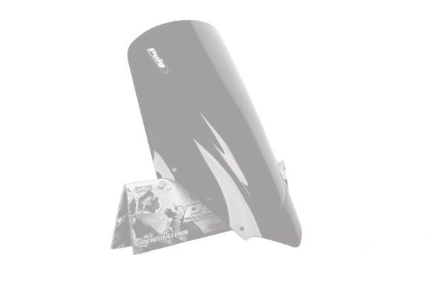 Windscreen PUIG RACING 4061F dark smoke
