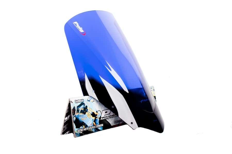 Windscreen PUIG RACING 4061A plavi