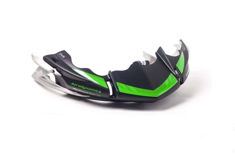 Engine spoiler PUIG 4525J matt black stickers included