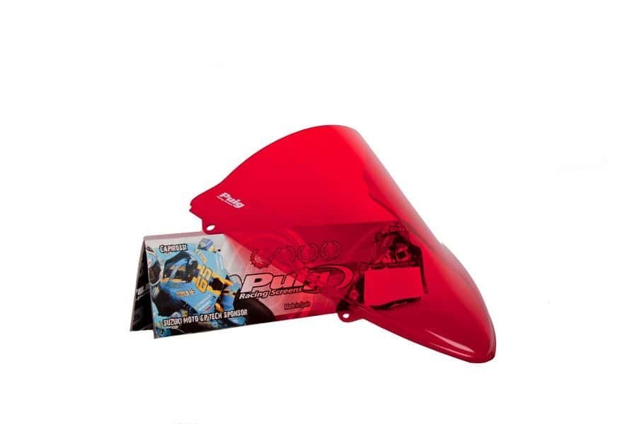 Windscreen PUIG RACING 4626R crven