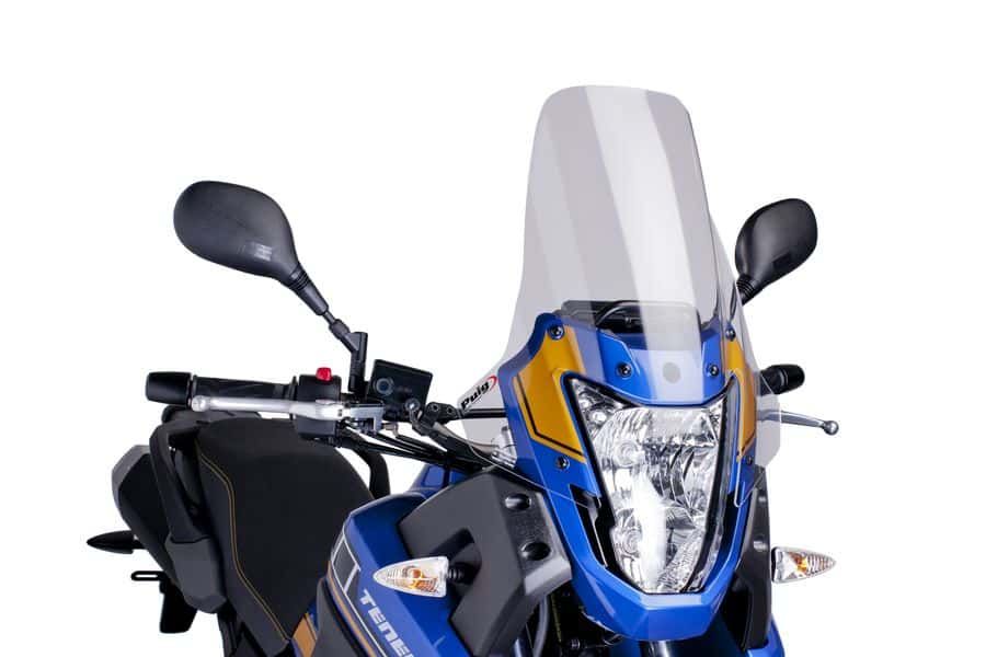 Windscreen PUIG TOURING 4636H smoke for YAMAHA XT 660 Z Tenere 2008-2016