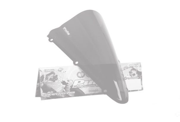 Windscreen PUIG RACING 4637C carbon look