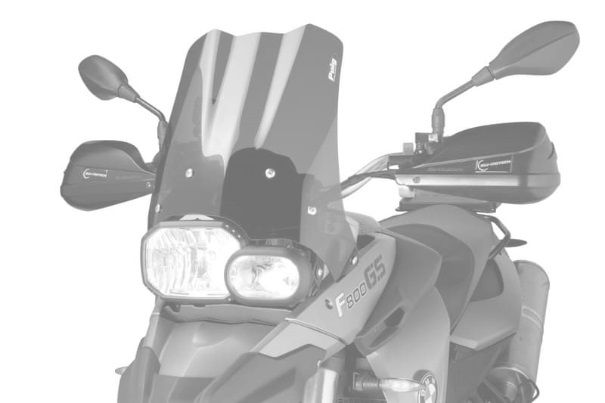 Windscreen PUIG TOURING 4670N Crni