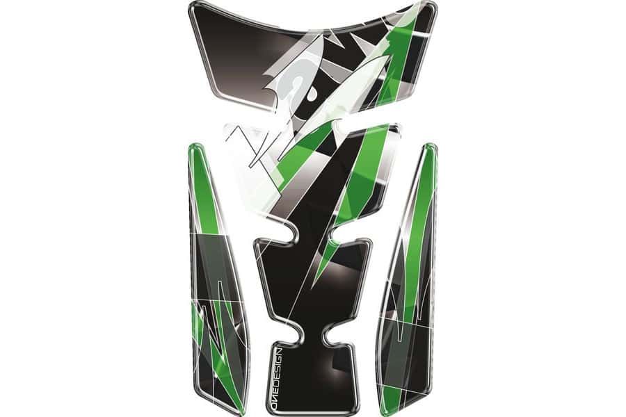 Tank pad PUIG WINGS 4720N Crni with side part