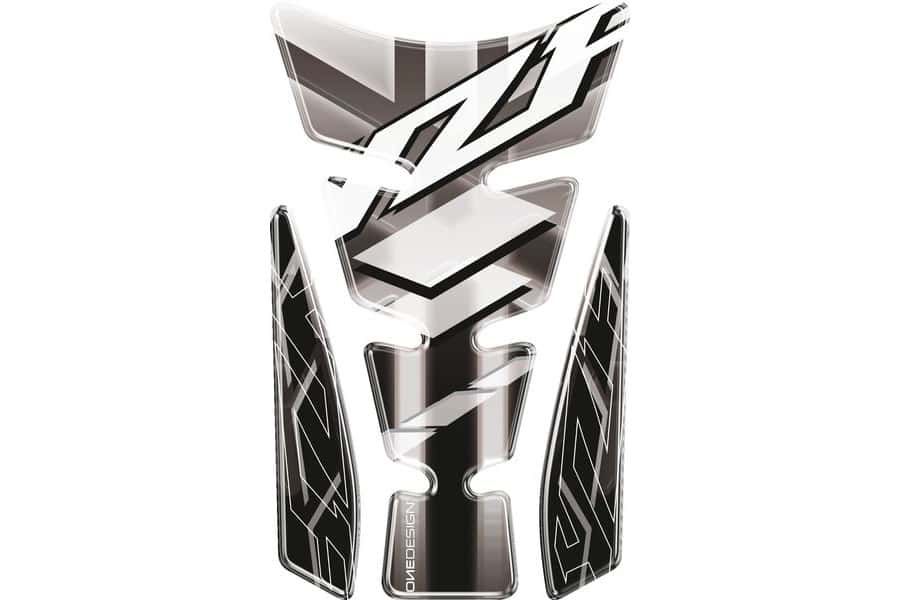 Tank pad PUIG WINGS 4723P silver with side part
