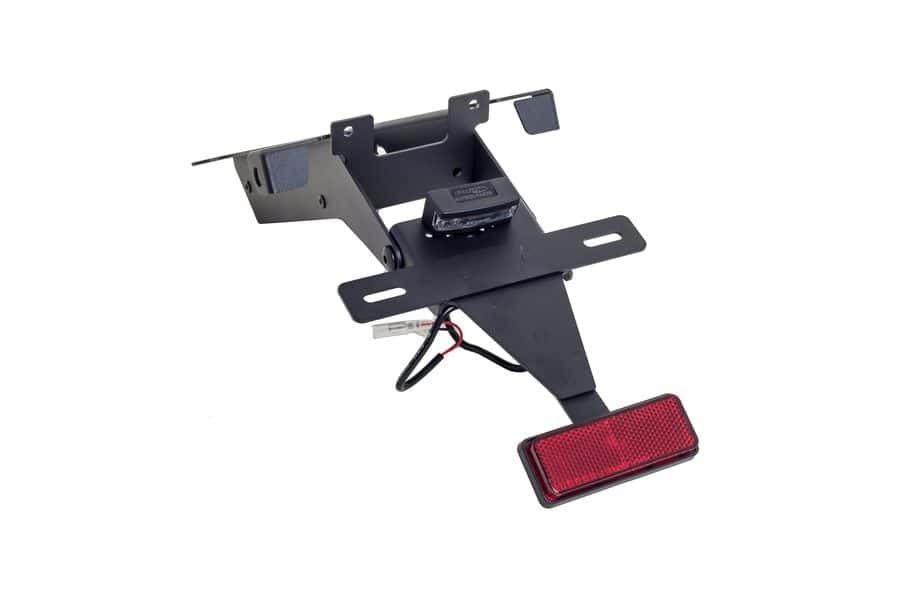 Adjustable license support PUIG 4733N Crni
