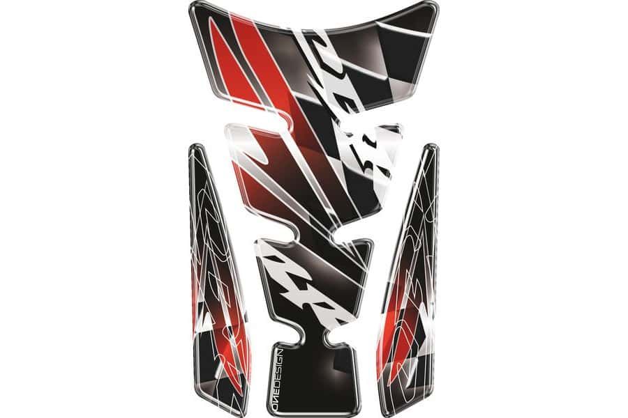 Tank pad PUIG WINGS 4784P silver with side part