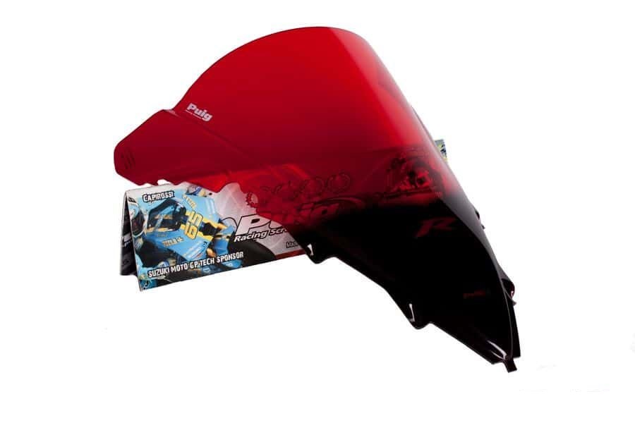 Windscreen PUIG RACING 4935R crven