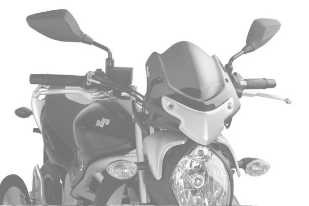 Windshield PUIG NEW GEN. SPORT 4951N Crni
