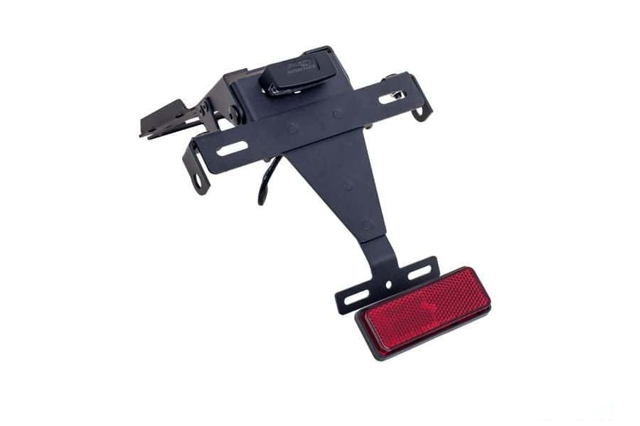 Adjustable license support PUIG 5046N Crni