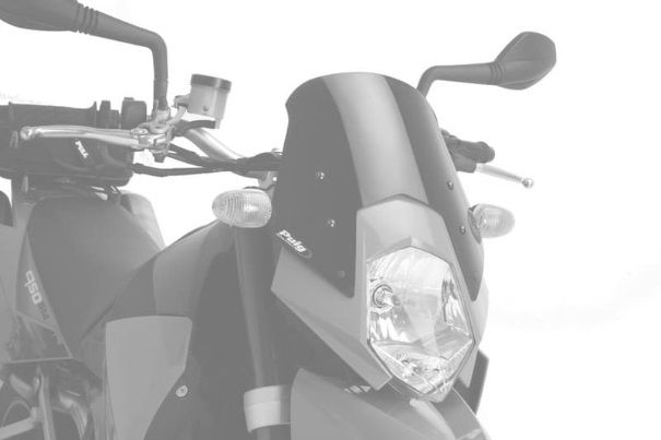 Windshield PUIG NEW GEN. SPORT 5053F dark smoke