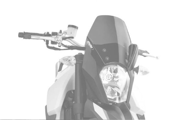 Windshield PUIG NEW. GEN SPORT 5173H smoke