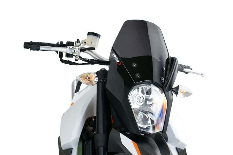 Windshield PUIG NEW. GEN SPORT 5173F dark smoke