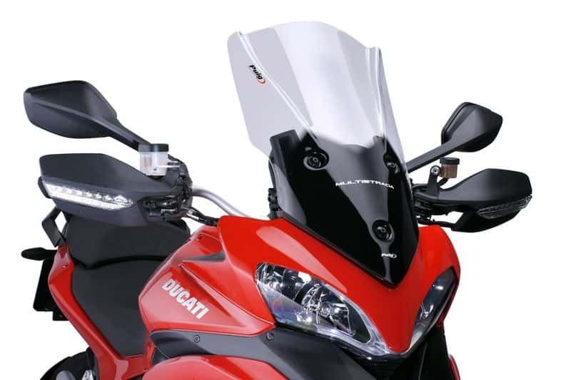 Windscreen PUIG TOURING 5250H smoke for DUCATI Multistrada 1200 /S/ABS 2010-2012